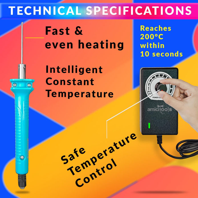 DIY Electric Hot Wire Foam Cutter Adjustable Temperature 70–450°C Styrofoam Cutting & Carving Tool