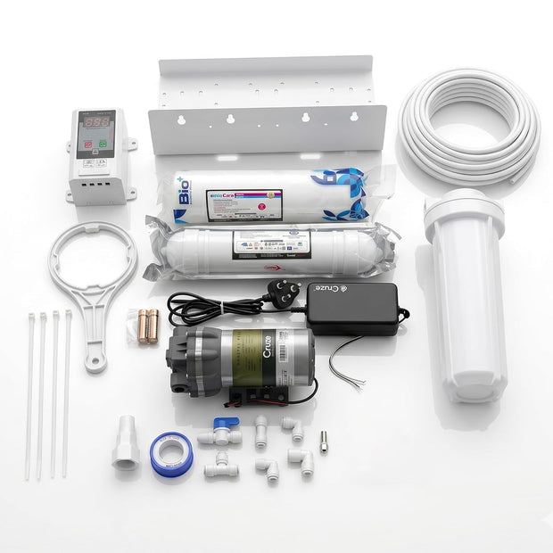 Fogger Kit with 20 Nozzles & 20m Pipe, Booster Pump 100GPD , Outdoor Misting System