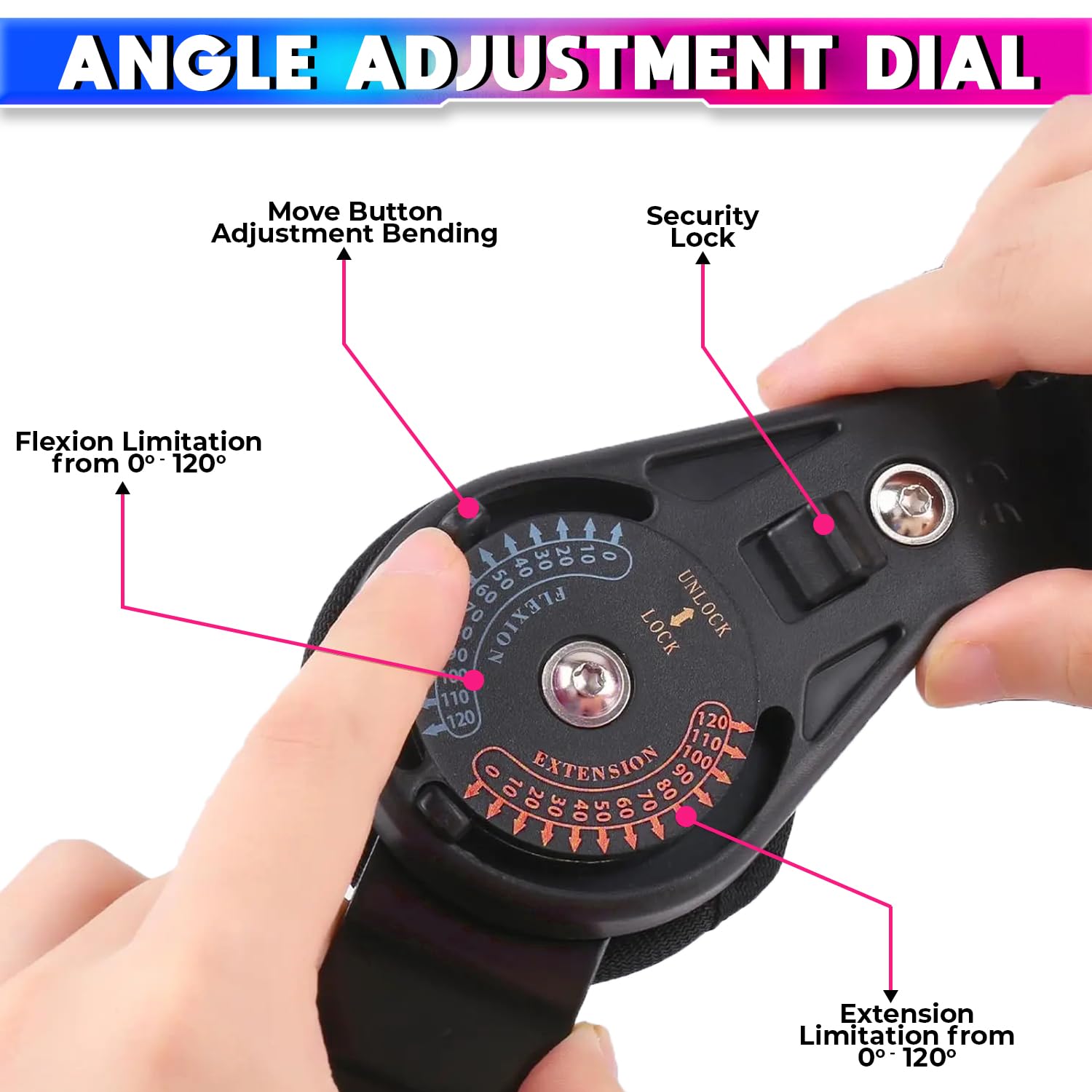 Premium Elbow Support Brace- Adjustable Length for Enhanced Comfort and Mobility amiciKart