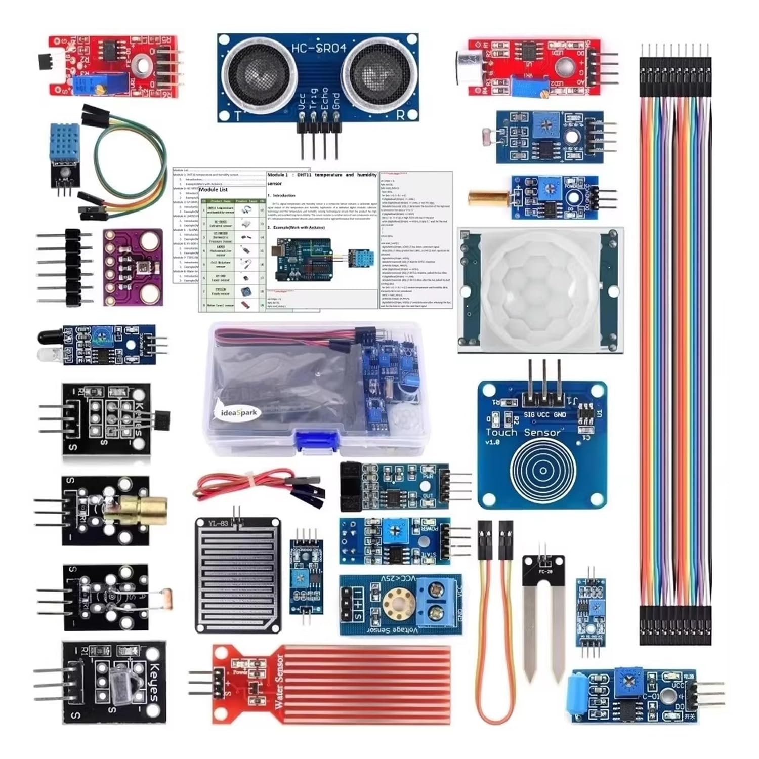 22-in-1 Sensor Kit – For Raspberry Pi & IoT Projects, Ideal for Beginners amiciKart
