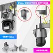 Dual Camera CCTV, 4K+4K HD Security Camera with Built-in Alarm, Motion Detection