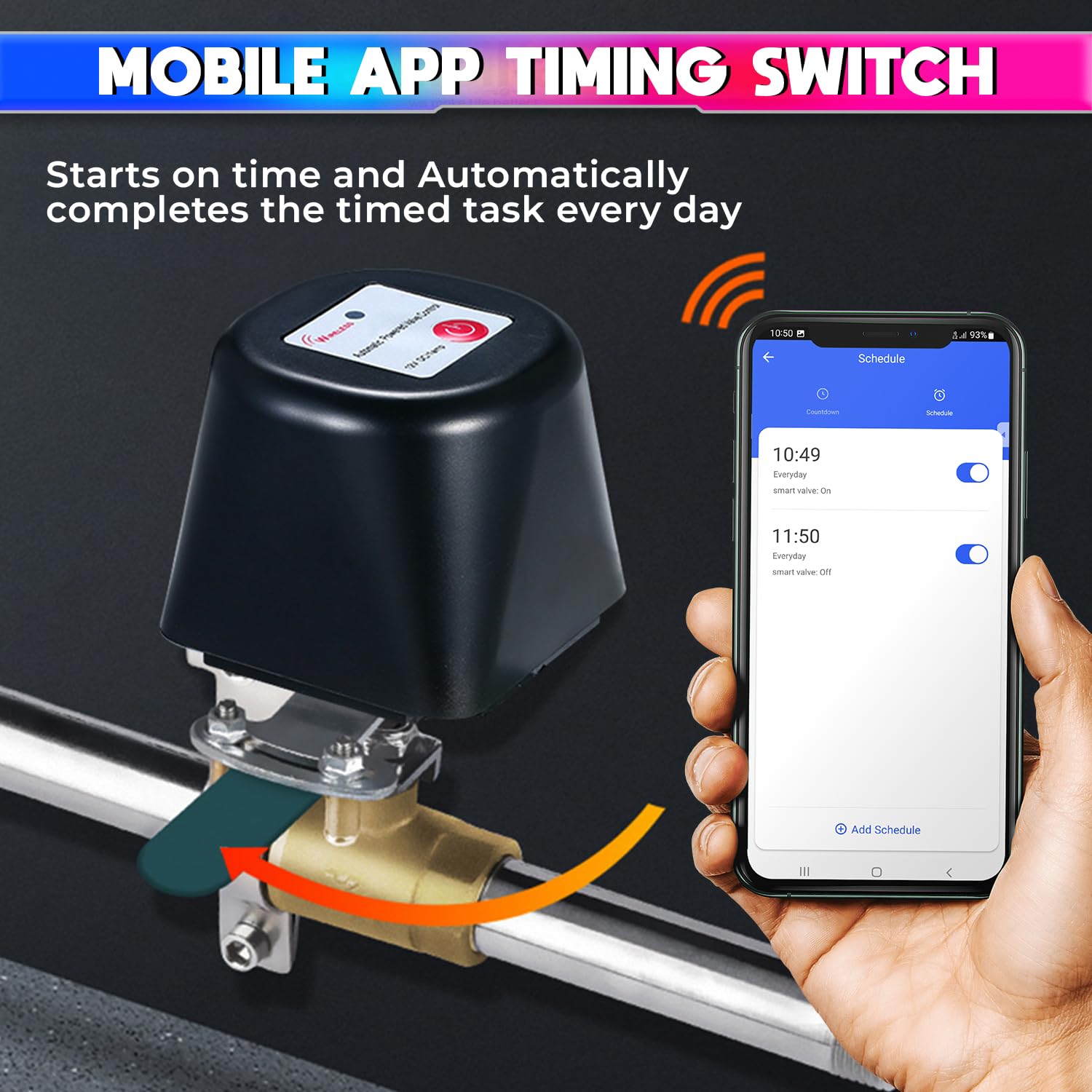 Smart Automatic Valve Operator | 230VAC, 1.6MPa | Gas/Water Control via SmartLife App amiciKart