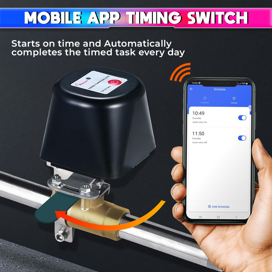 Smart Automatic Valve Operator | 230VAC, 1.6MPa | Gas/Water Control via SmartLife App amiciKart