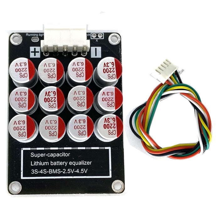 4S Active Balancer – 5.5A High-Precision Battery Equalizer Board for LiFePO4/Li-ion/LTO, 5mV Accuracy