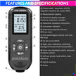Coating Thickness Gauge, 0-2000um Car Paint Depth Meter with LCD Display and Backlit amiciKart c0tmiz-hs.myshopify.com