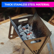Mini Portable Charcoal Grill, Stainless Stell Compact BBQ Grill for Camping, Picnic, Outdoor Cooking amiciKart c0tmiz-hs.myshopify.com