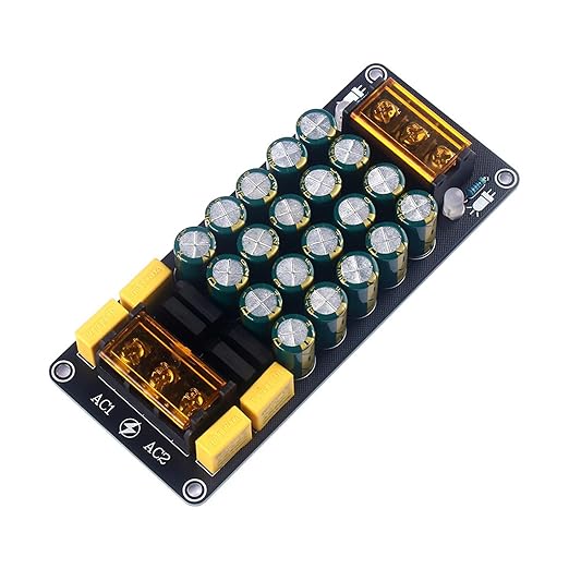 1200W Full Bridge Dual Power Supply Rectifier Board – 100V 12A Peak with 20 Low-ESR Capacitors
