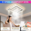 Bladeless Ceiling Fan with Integrated LED Lighting | Remote Control | Adjustable Speed & Brightness amiciKart c0tmiz-hs.myshopify.com