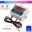 Intelligent Digital Thermostat AC 220V 1500W Temperature Controller Switch