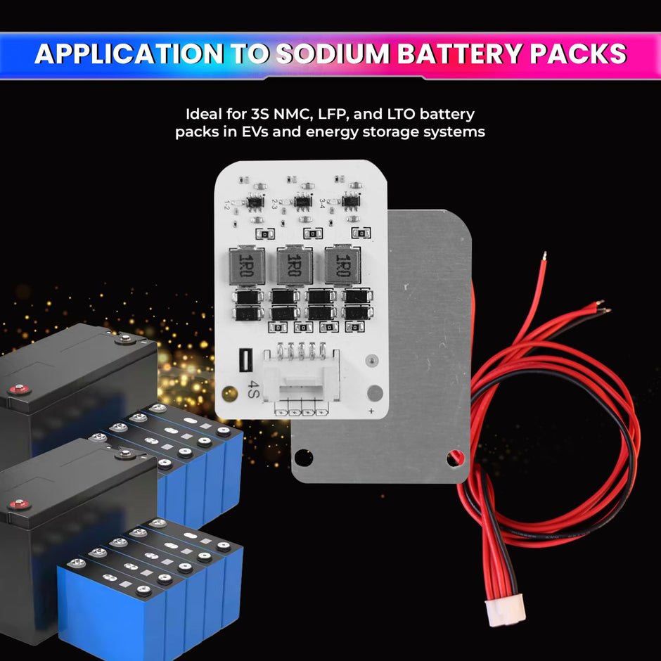4S 2A Active Energy Balancer Board – Inductive Voltage Energy Equalization for LiFePO4, Li-ion, Lipo & LTO Battery Packs (3.0V–4.2V) amiciKart c0tmiz-hs.myshopify.com