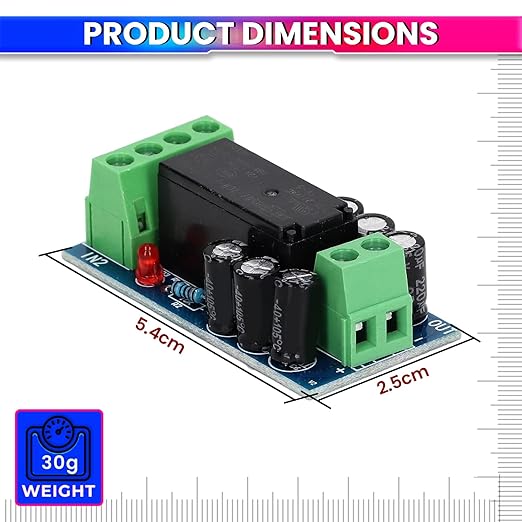 Automatic Backup Battery Switching Module – 12V 150W Power Transfer Relay with LED Indicator
