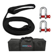 Heavy-Duty Tow Strap 4m Length, High-Strength Nylon Recovery Strap with Reinforced Loops amiciKart c0tmiz-hs.myshopify.com