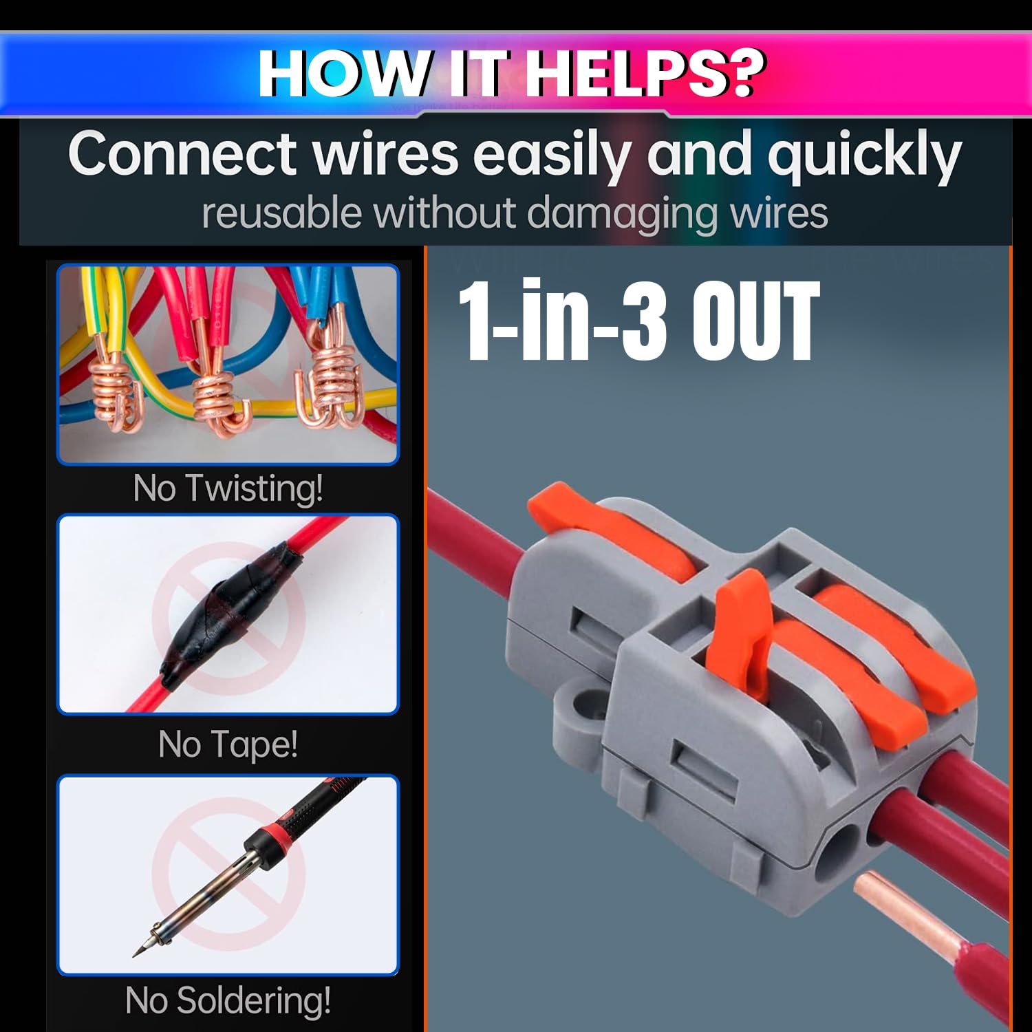 Fast Wire Clip Connector – Quick Disconnect, Tool-Free Installation amiciKart c0tmiz-hs.myshopify.com