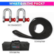 Heavy-Duty Tow Strap 4m Length, High-Strength Nylon Recovery Strap with Reinforced Loops amiciKart c0tmiz-hs.myshopify.com