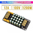 1200W Full Bridge Dual Power Supply Rectifier Board – 100V 12A Peak with 20 Low-ESR Capacitors