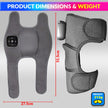 USB Rechargeable 3 in 1 Knee Massager, Hot Compress Knee/Elbow/Shoulder Massager