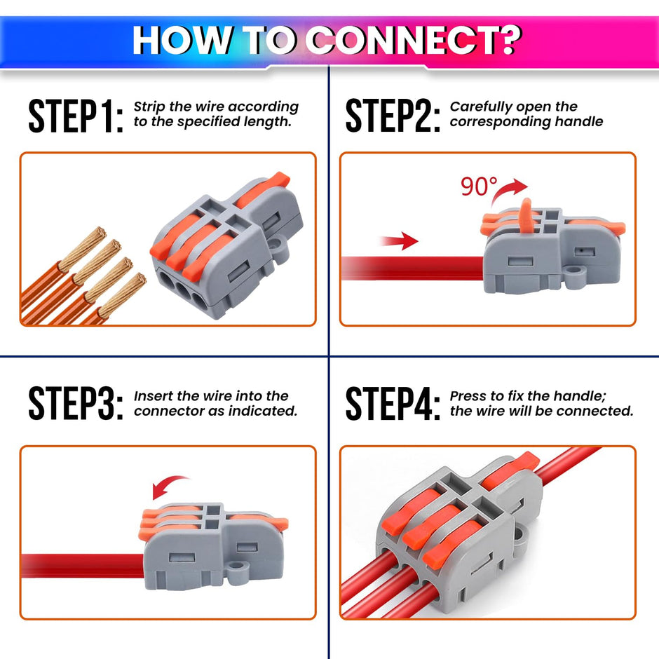 Fast Wire Clip Connector – Quick Disconnect, Tool-Free Installation amiciKart c0tmiz-hs.myshopify.com