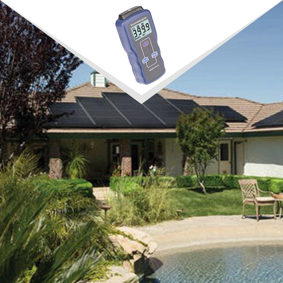 Digital Solar Power Meter-SM206 0.1~1999.9W/m² for Sunlight Radiation Tester Solar Panel Placement amiciKart