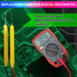Reusable Extra Long Pins Test Leads Probe Replacement Pair Cable for Digital Multimeter amiciKart