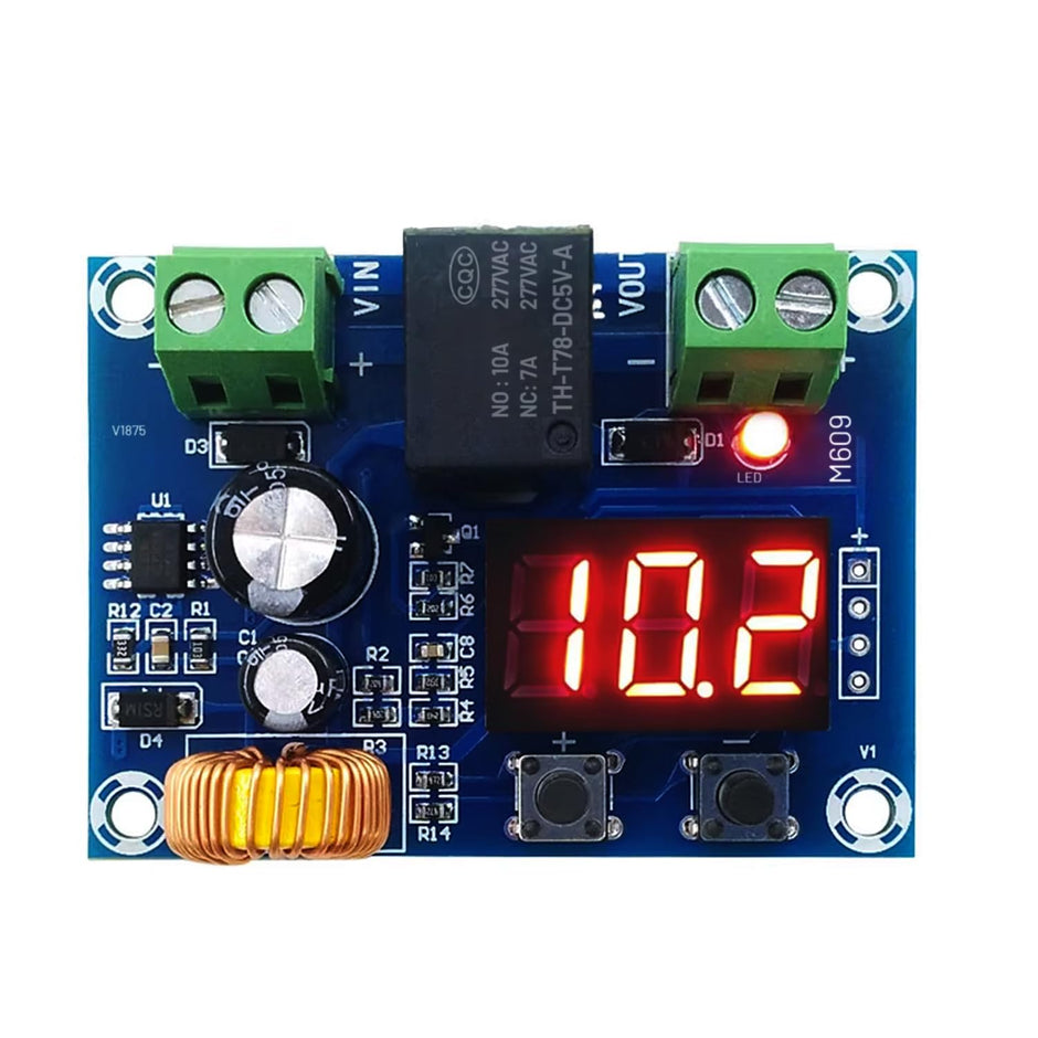 amiciSolar DC 12V-36V Charger Module – Under Voltage & Over-Discharge Battery Protection | Adjustable Cut-Off | Smart Battery Management