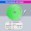 Green 5M LED Strip Light Flexible Waterproof Decorative String For Diwali, Christmas or Home Décor