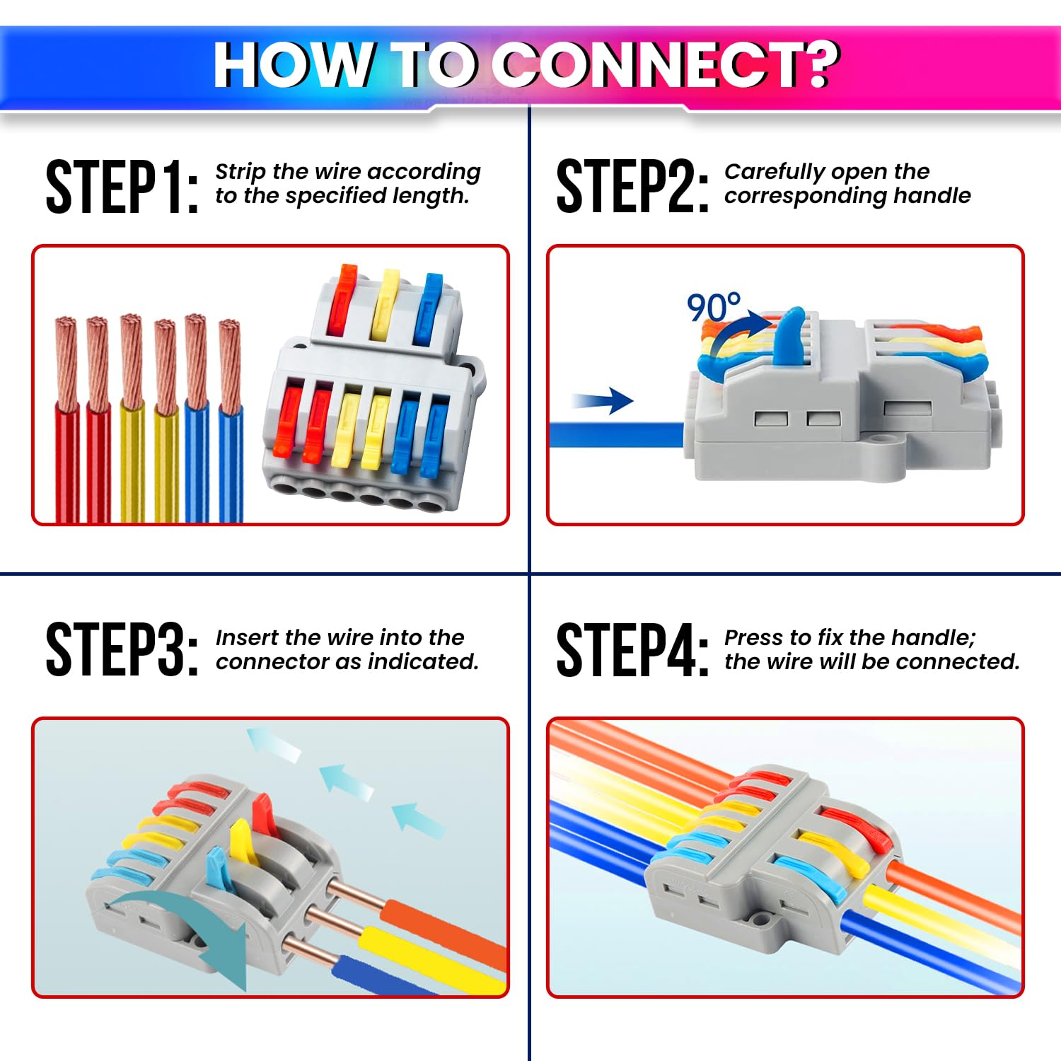 Electrical Wire Connector-Quick-Connect Terminal Blocks for Efficient Power Distribution amiciKart c0tmiz-hs.myshopify.com