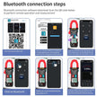 ST207 Bluetooth Clamp Meter, TRMS Multimeter 600V AC/DC, 6000 Counts with NCV & More amiciKart
