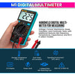 M1 Digital Multimeter – 600V AC/DC, Current, Resistance, Diode, hFE Test, Data Hold, Backlit amiciKart