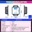 9-Axis Gyro Sensor – Accelerometer, Magnetometer & Inclinometer with Kalman Filter