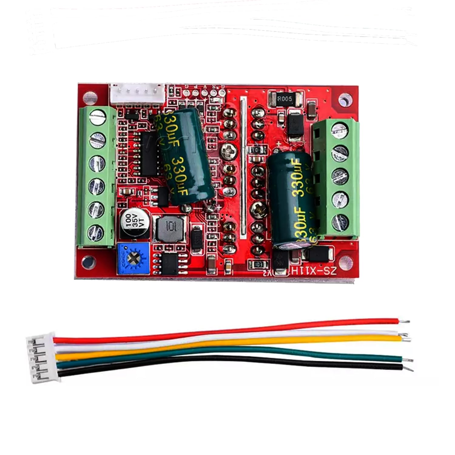 amiciSmart DC 6-60V 400W BLDC Three-Phase Brushless Motor Controller with PWM and Hall Sensor Support