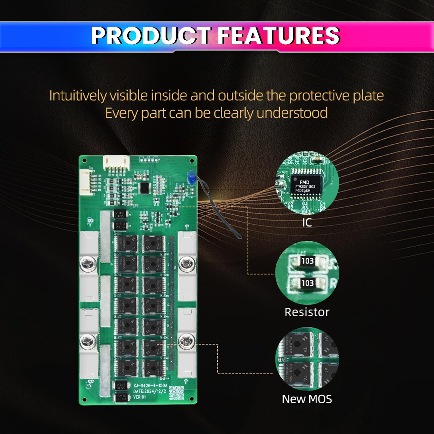 High Current Car Starter Battery Management  with Overcharge, Overdischarge, and Thermal Protection amiciKart c0tmiz-hs.myshopify.com