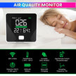WiFi PM2.5 Air Quality Monitor Temperature & Humidity Sensor, Real-Time AQI Display with Rechargeable Battery amiciKart c0tmiz-hs.myshopify.com