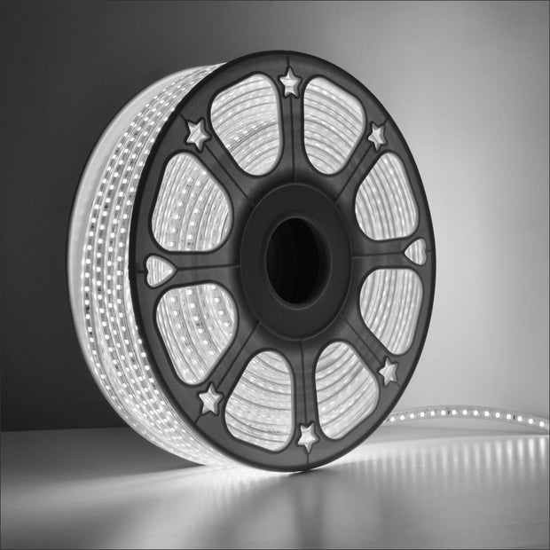 White 40m LED Rope Light with Flexible & Adjustable Decorative Lighting Strip for Home Or Festive Décor (120 LEDs/m)