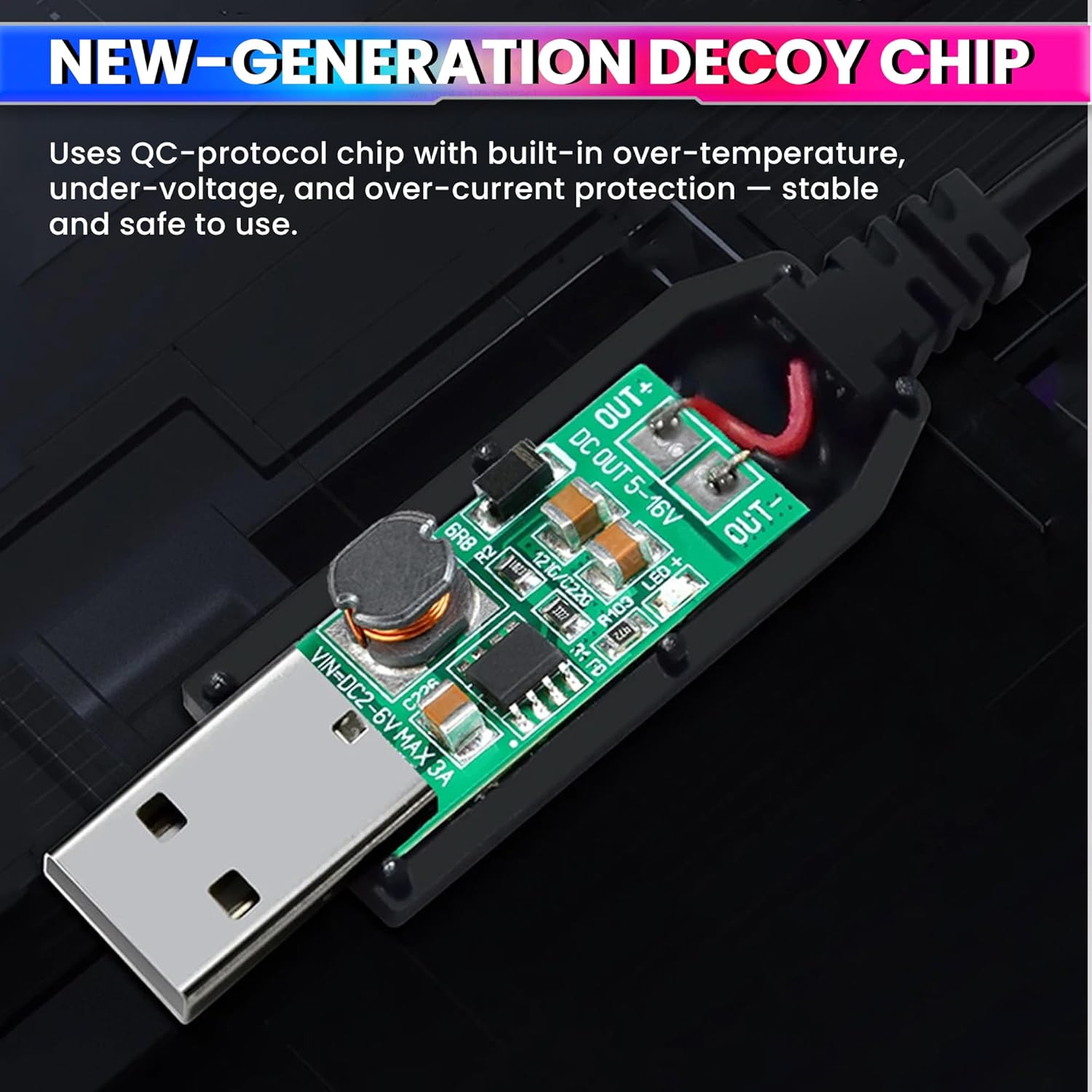 USB Power Line DC 5V to 5V Converter Adapter Cable with 2.1x5.5mm DC Plug
