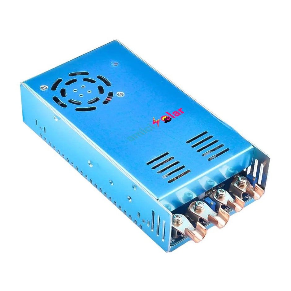 2000W 100A DC-DC Step-Up Boost Converter Adjustable Voltage Regulator with Voltmeter & Undervoltage Protection