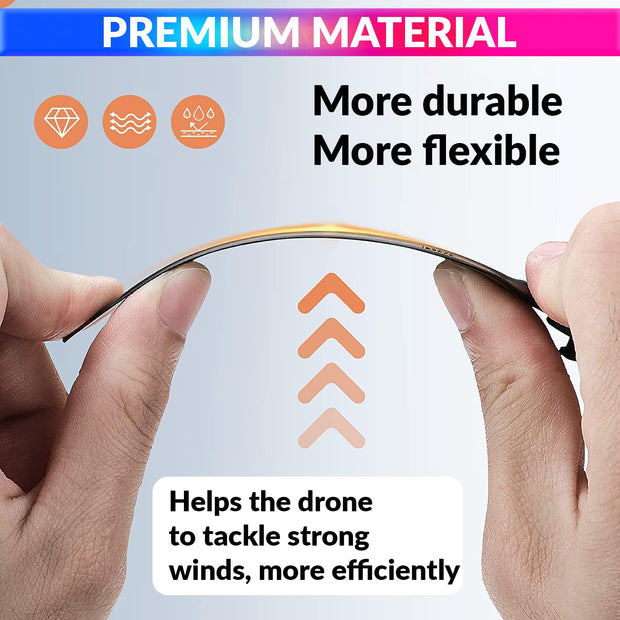 DJI Mini 3 Pro Drone Propellers, Low Noise Replacement Drone Wings, Dual Color
