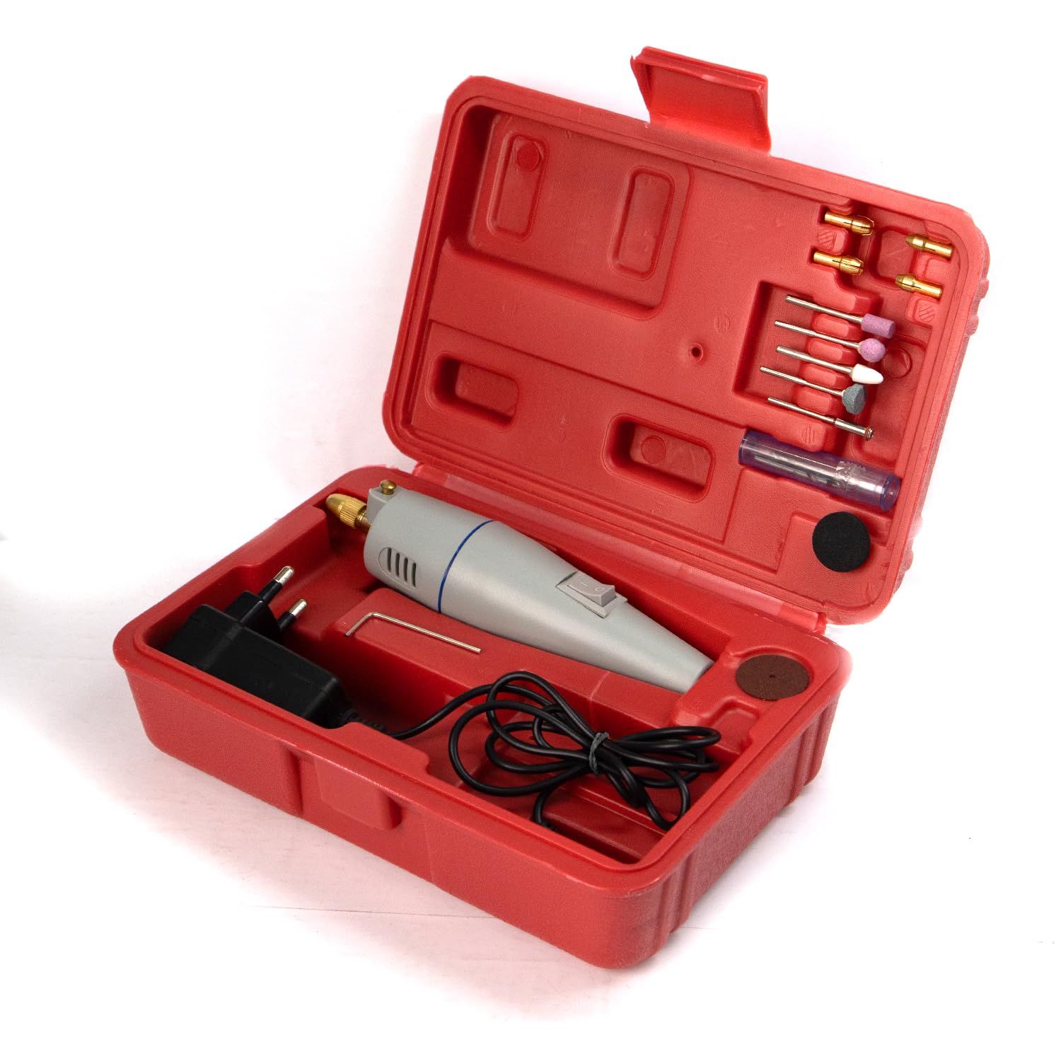 Electric Grinder Tool Kit, DIY 12000RPM Rotary Drill with 14 Pcs Accessories for Polishing, Cleaning and Engraving, 12V DC amiciKart