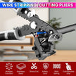 Multifunction Wire Cutter & Stripper with Safety Lock – Crimpin , Cutting Tool  Electrical Wires