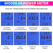 Digital Power Meter Plug – Voltage, Amps & Frequency Test & Cost Monitor 16A Capacity with Real-Time