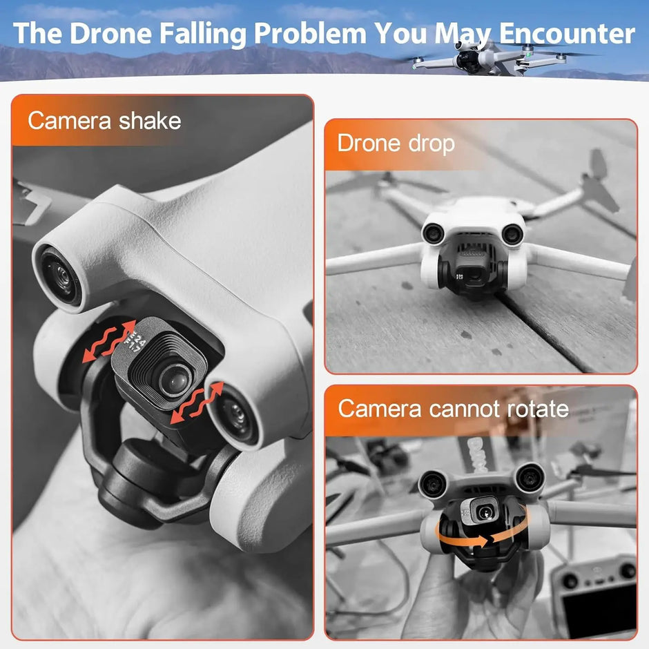 Lower Roll Arm Cover for Mini 3 Pro, Original Gimbal Cover for Mini 3 Pro Drone Repair Spare Part