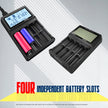 Intelligent 4-Slot Battery Charger with LCD Display & Adjustable Current amiciKart c0tmiz-hs.myshopify.com