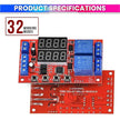 5V 10A Adjustable Time Delay Relay Module – 32 Modes Dual LED Timer Switch, Digital Display amiciKart c0tmiz-hs.myshopify.com