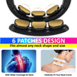 Electric Pulse Neck Massager with 6 Heads, Electrode Pad, Heat Therapy, 4 Massage Modes amiciKart c0tmiz-hs.myshopify.com