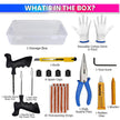 Complete Tubeless Tyre Puncture Repair Kit with Box (Nose Pliers, Cutter and Strips) amiciKart c0tmiz-hs.myshopify.com