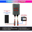 400W MPPT Solar Charge Controller with Step-Down Module, Weatherproof, 97% Efficiency
