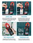 ST211 TRMS Clamp Meter 400A, 600V AC/DC, 6000 Counts, NCV, Resistance & Frequency amiciKart