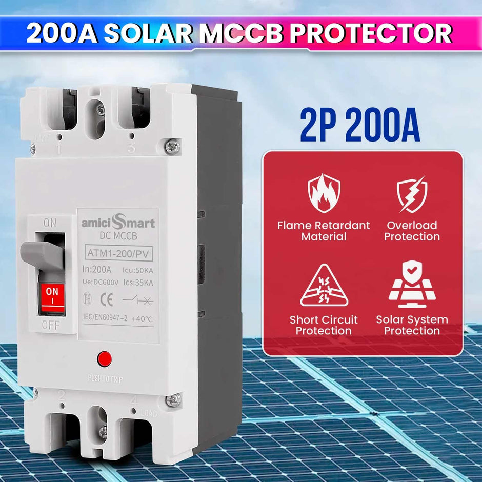 600V DC Circuit Breaker for Solar & Renewable Systems (200A)