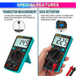 M1 Digital Multimeter – 600V AC/DC, Current, Resistance, Diode, hFE Test, Data Hold, Backlit amiciKart