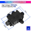 Junction Box – IP68 Waterproof Heavy-Duty Electrical Connector(450V 41A)for Cable Terminals amiciKart