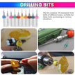 10pcs Precision PCB Drill Bits Set, Tungsten Steel Carbide (0.3mm-1.2mm) for CNC Machines